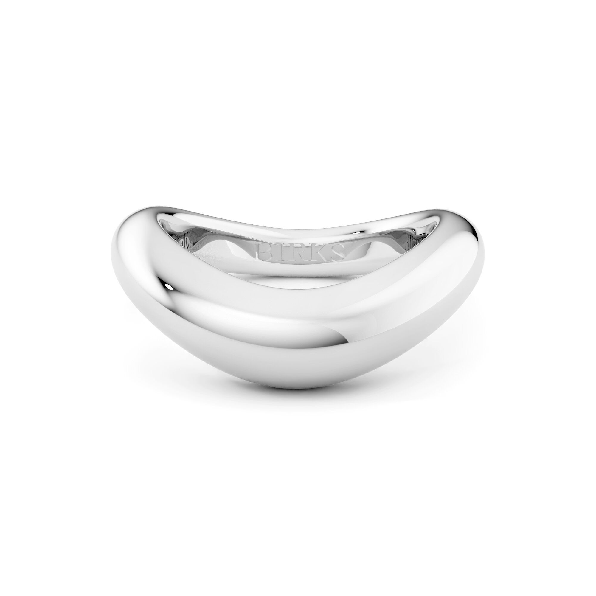 Silver Curved Ring | Birks Essentials